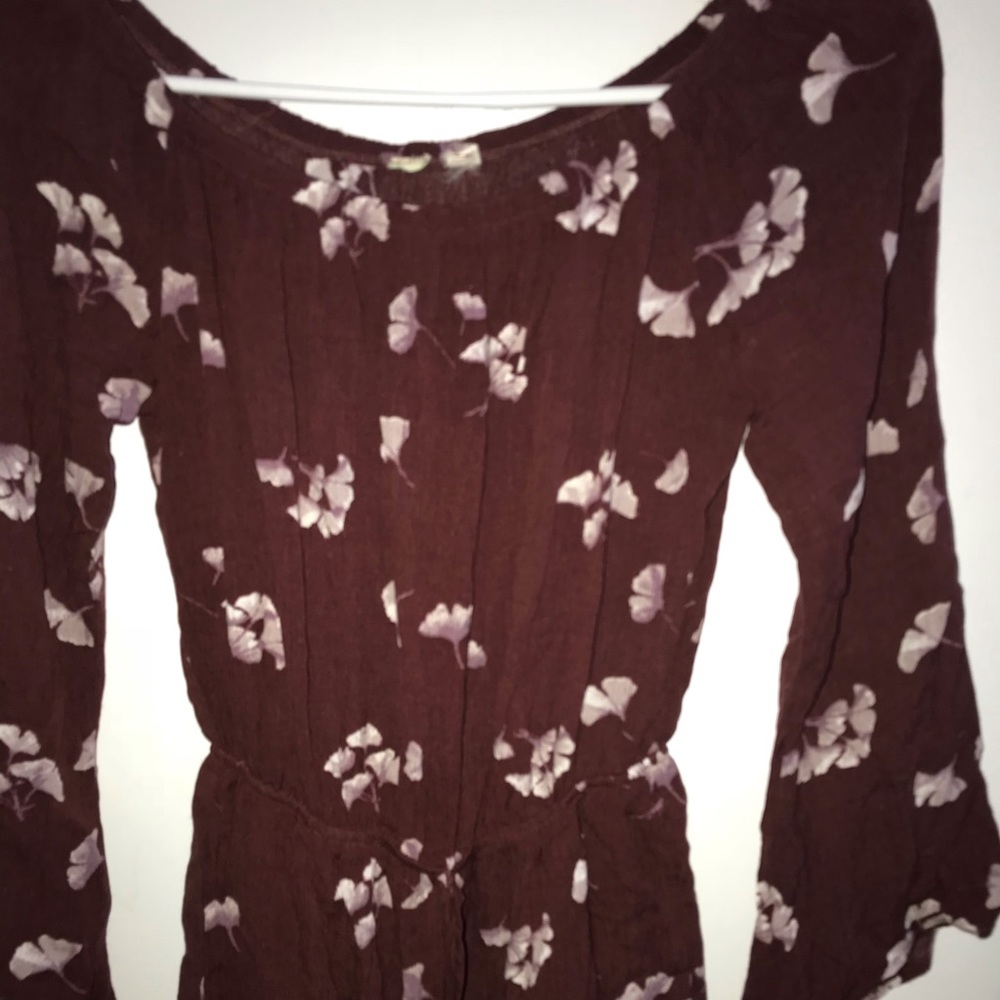Maroon Romper